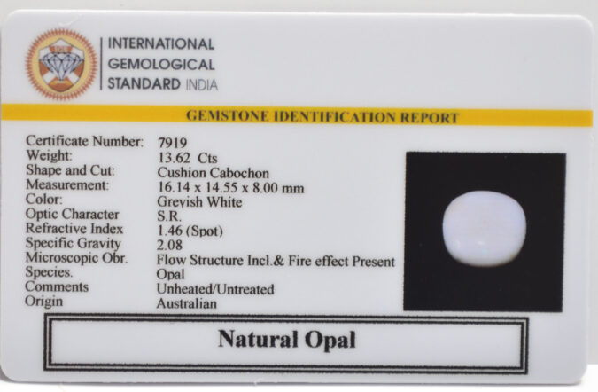 OPAL 13.62 Ct.