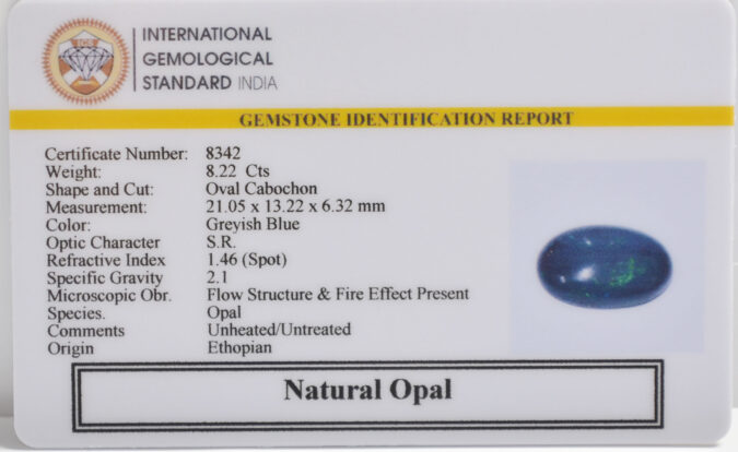 OPAL 8.22 Ct.