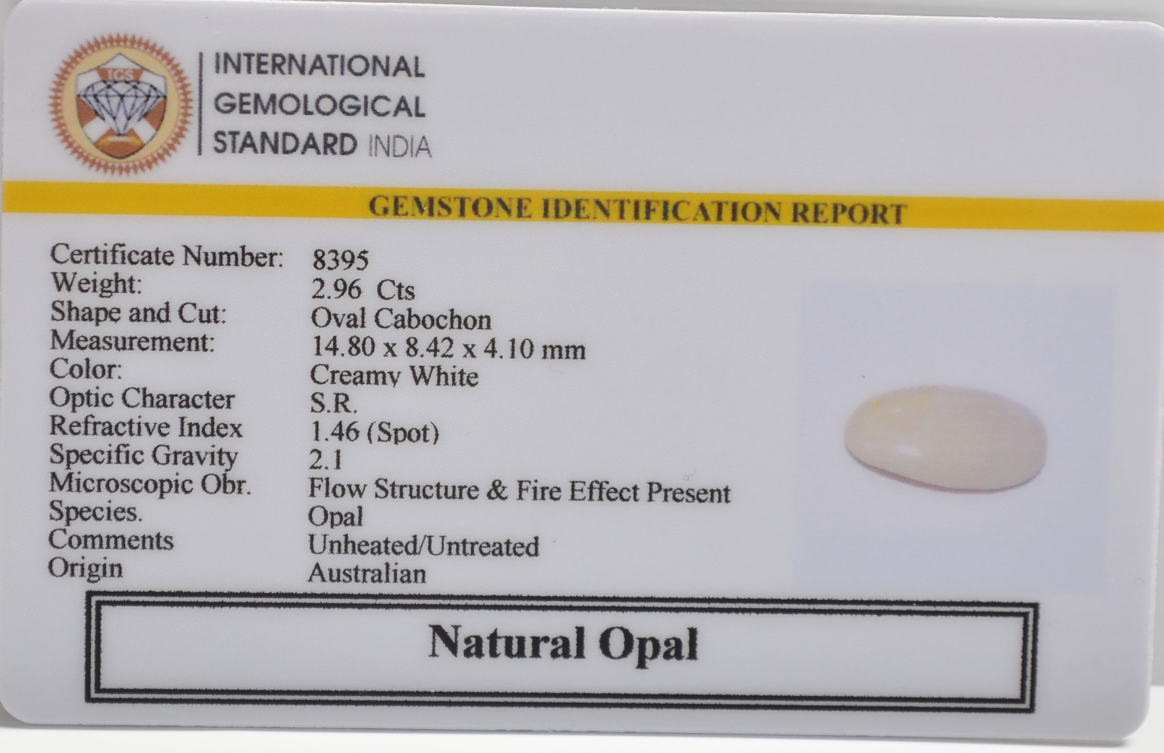 OPAL 2.96 Ct.