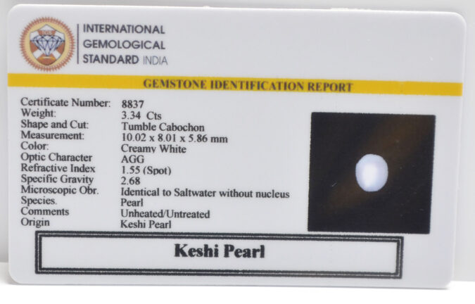 KESHI PEARL 3.34 Ct.