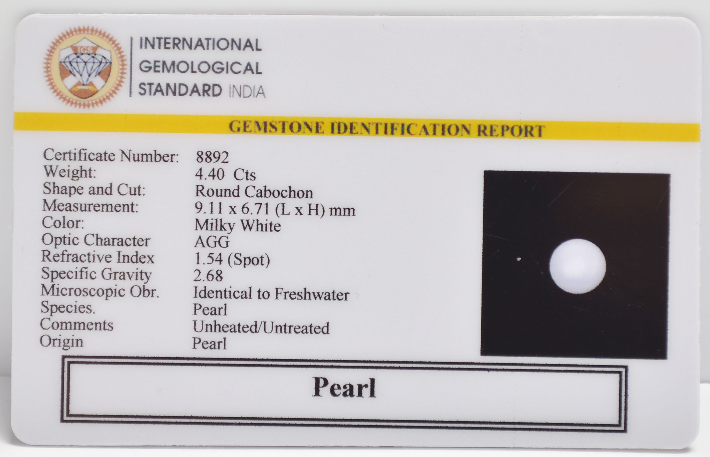 PEARL 4.4 Ct.