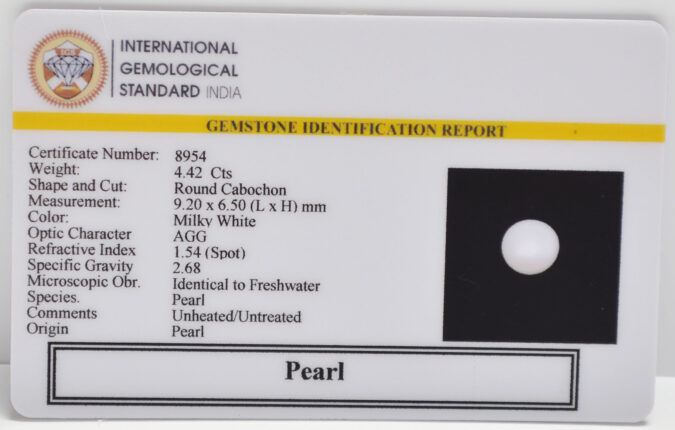 PEARL 4.42 Ct.