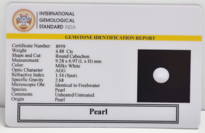 PEARL 4.88 Ct.