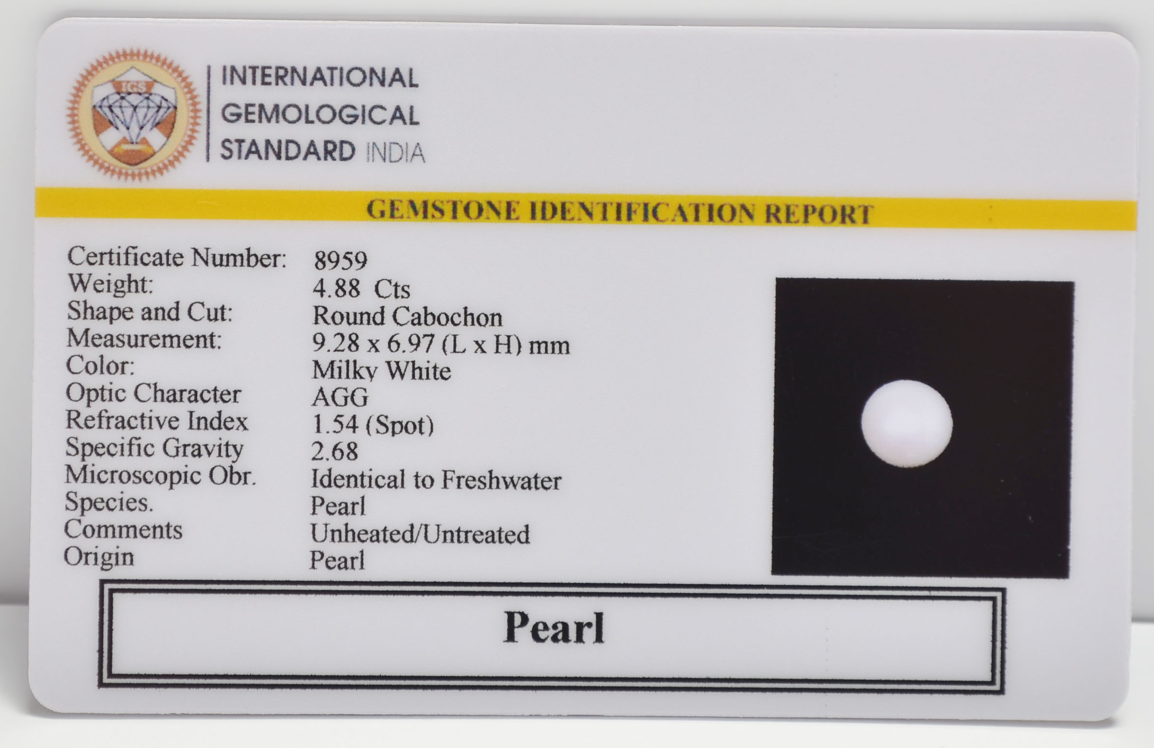 PEARL 4.88 Ct.