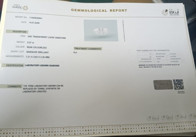 CVD 0.37 Ct.