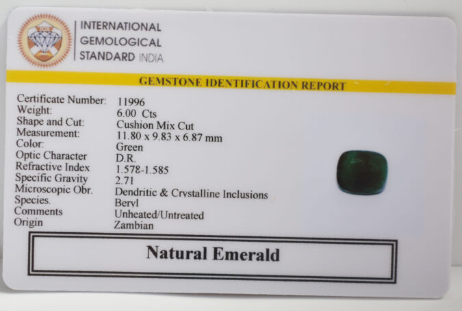 EMERALD 6 Ct.