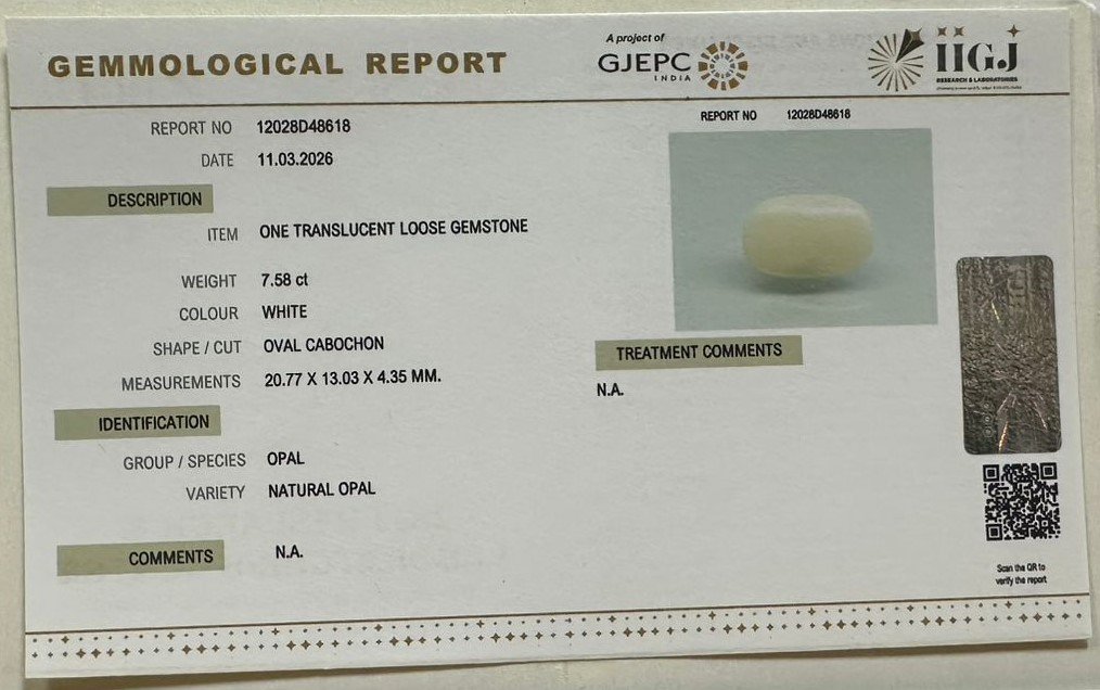 OPAL 7.58 Ct.