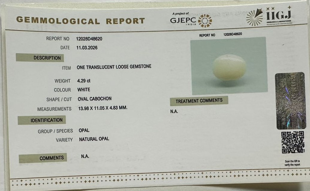 OPAL 4.29 Ct.