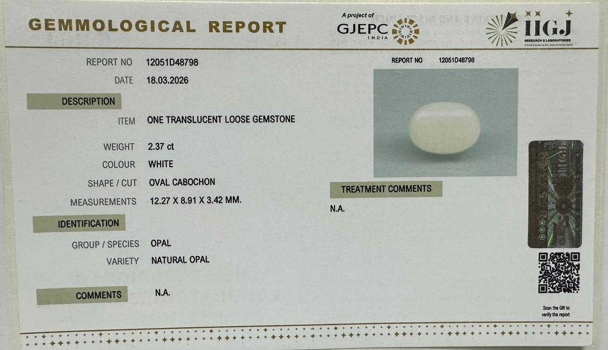 OPAL 2.37 Ct.