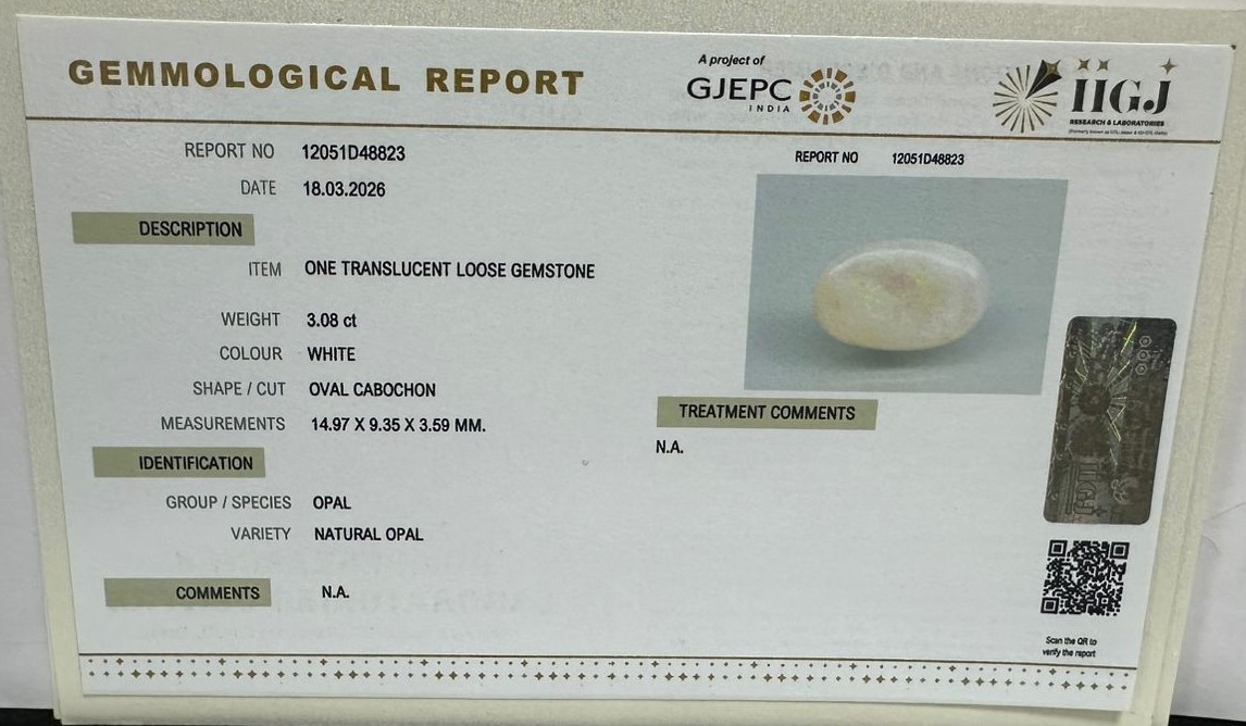 OPAL 3.08 Ct.