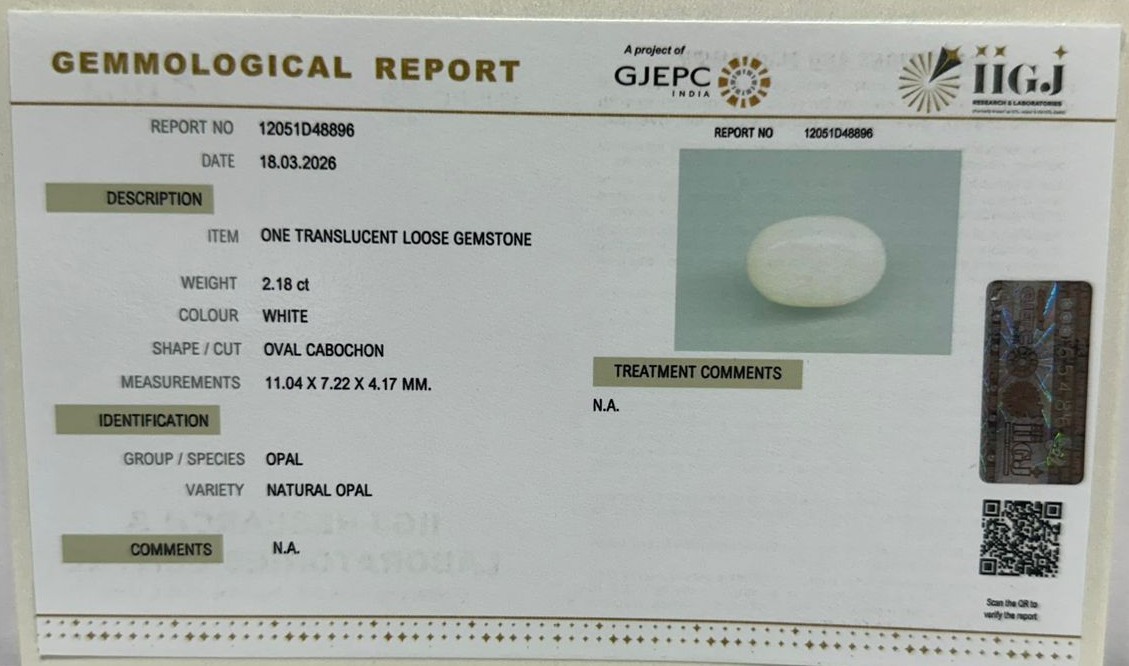 OPAL 2.18 Ct. OPAL 2.18 Ct.