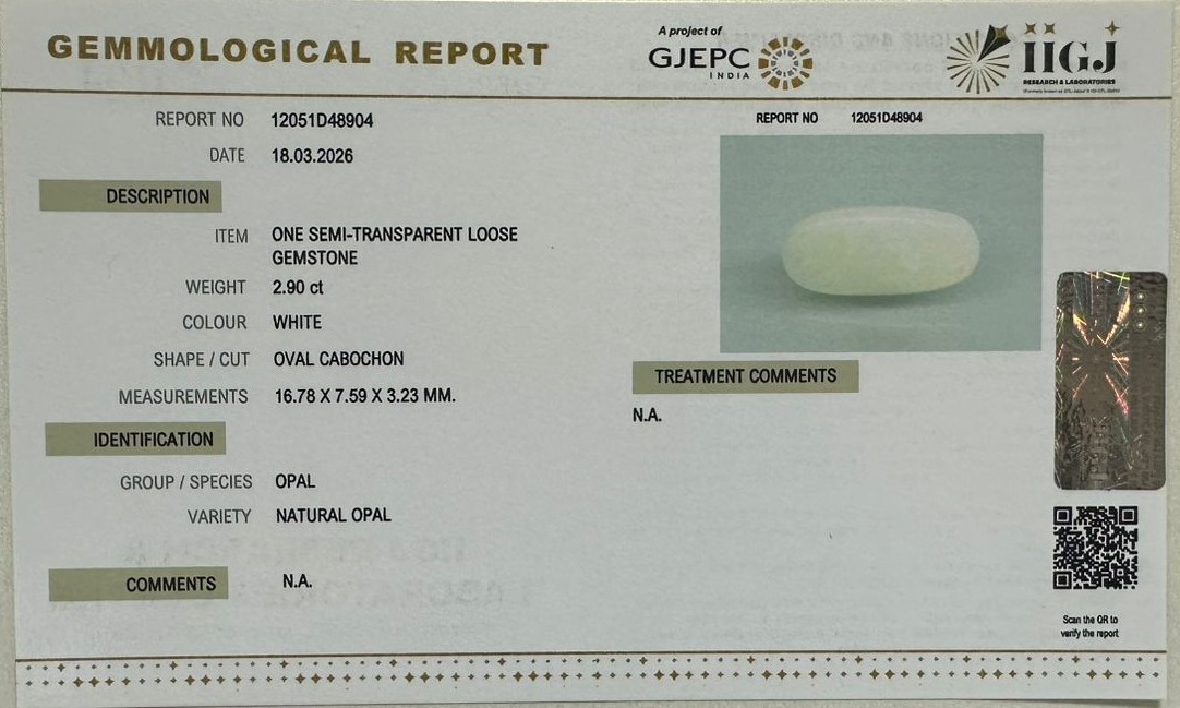 OPAL 2.9 Ct.