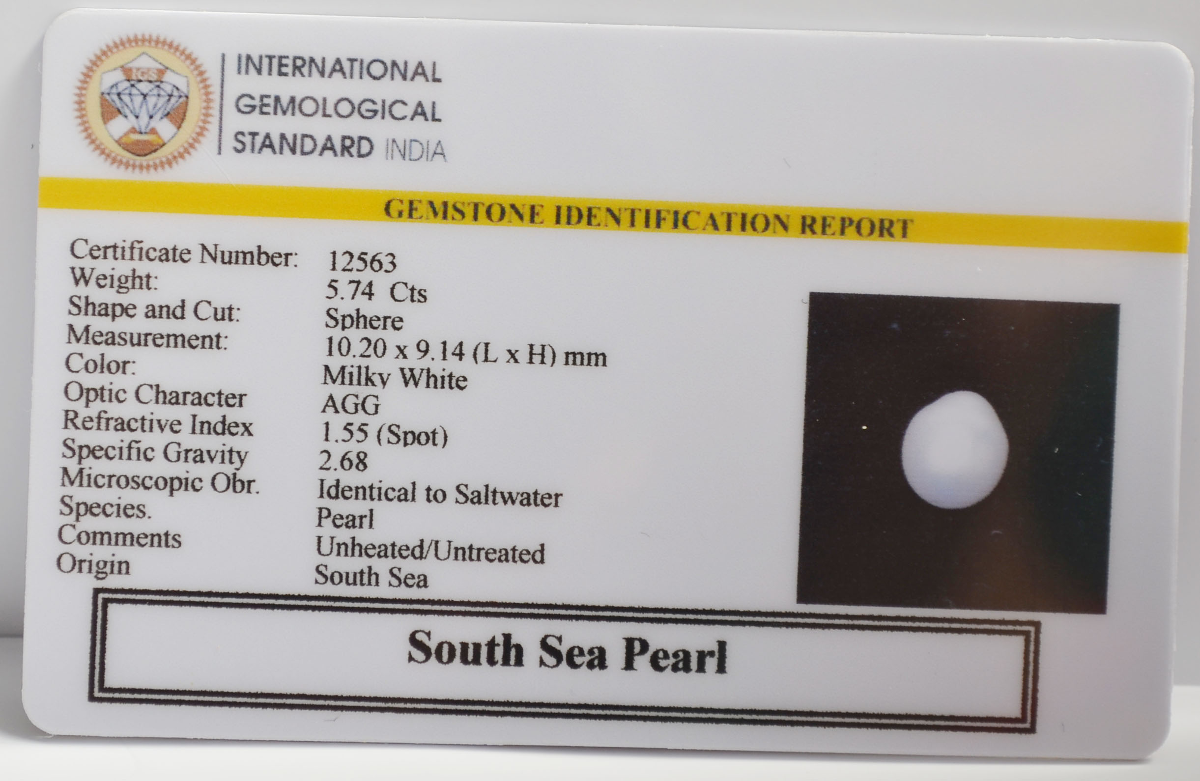 PEARL 5.74 Ct.