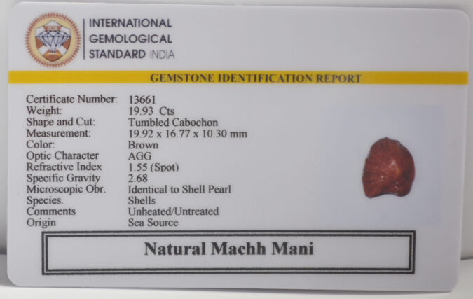 MACHH MANI 19.93 Ct.