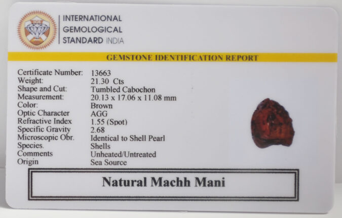 MACHH MANI 21.3 Ct.