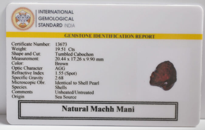 MACHH MANI 19.51 Ct.