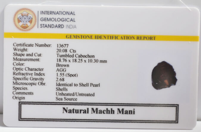 MACHH MANI 20.08 Ct.