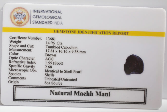 MACHH MANI 14.96 Ct.