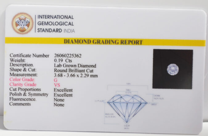 CVD 0.19 Ct.