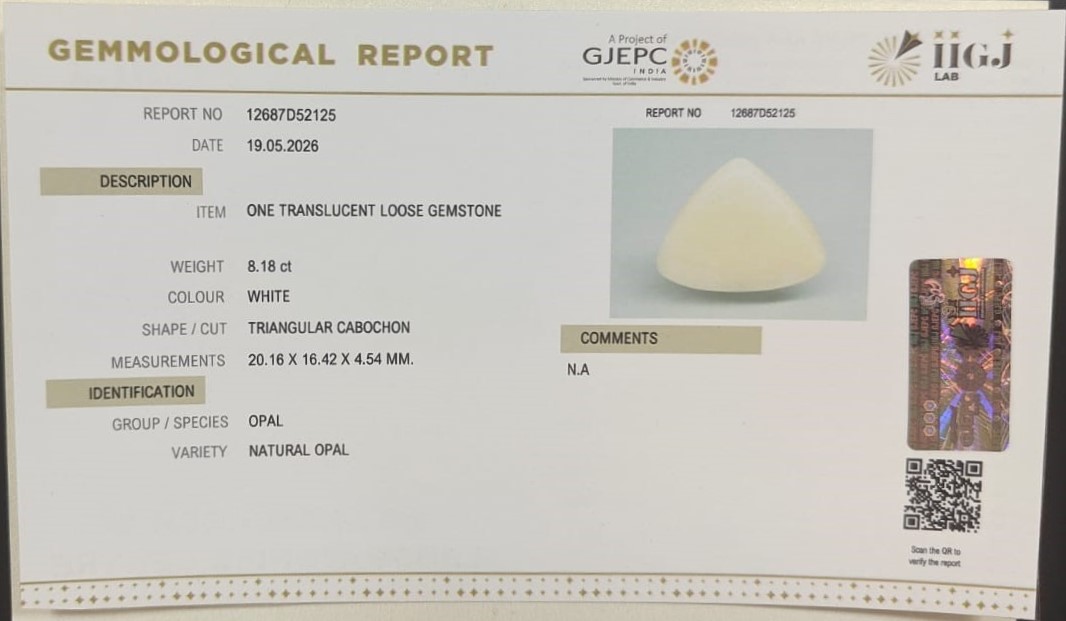 OPAL 8.18 Ct. OPAL 8.18 Ct.