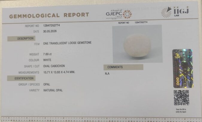 OPAL 7.69 Ct.
