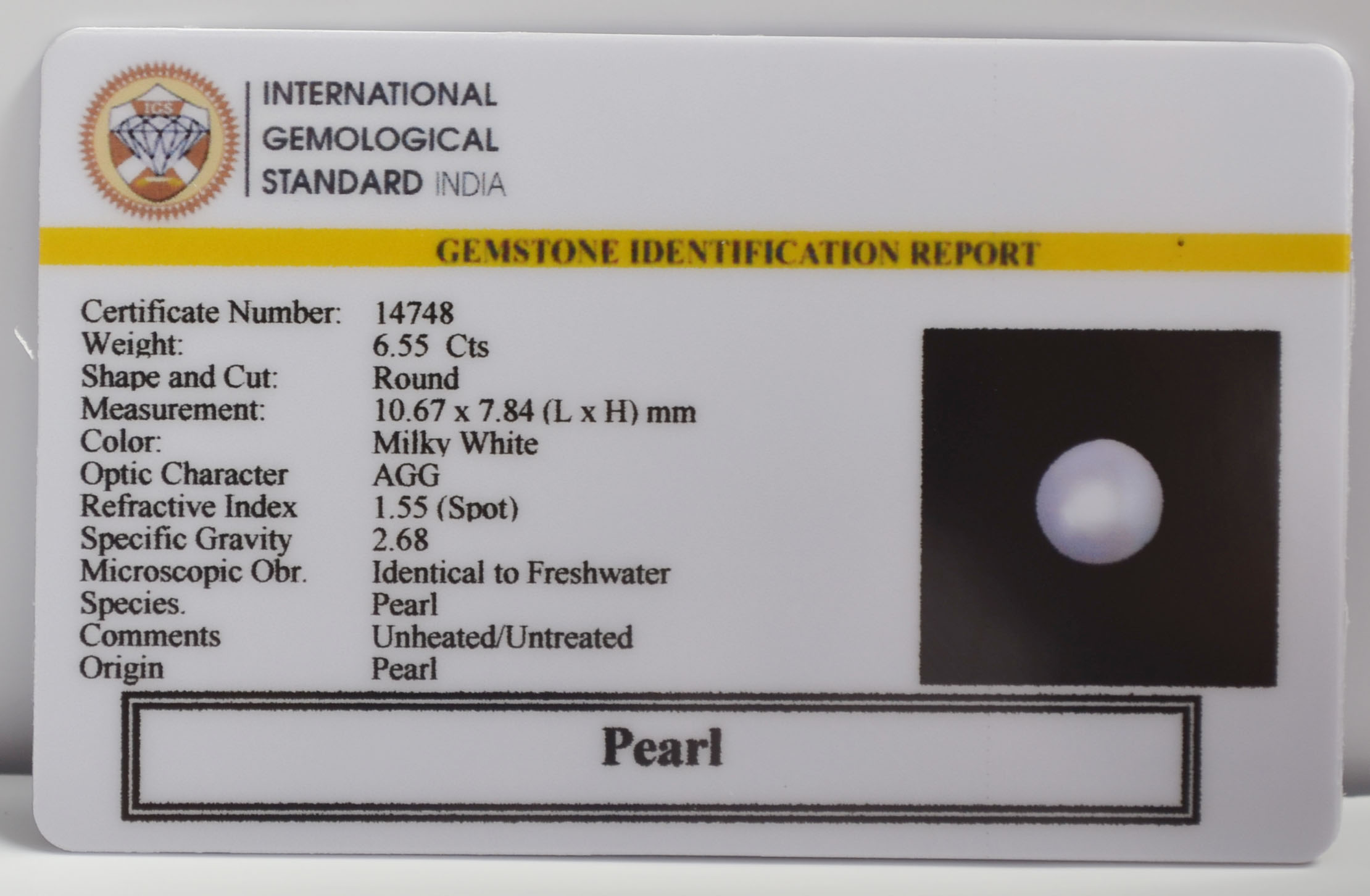 PEARL 6.55 Ct.