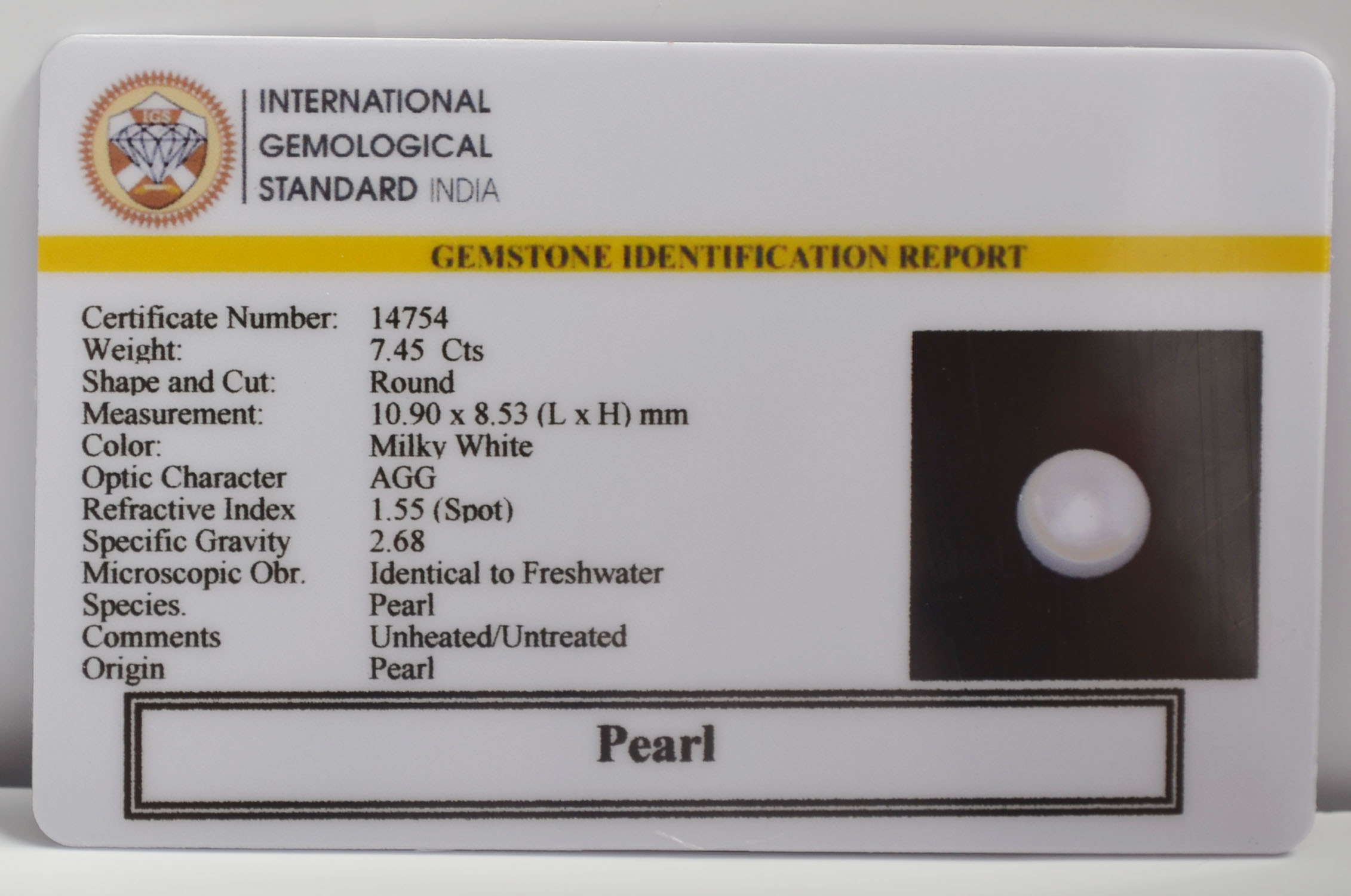 PEARL 7.45 Ct.