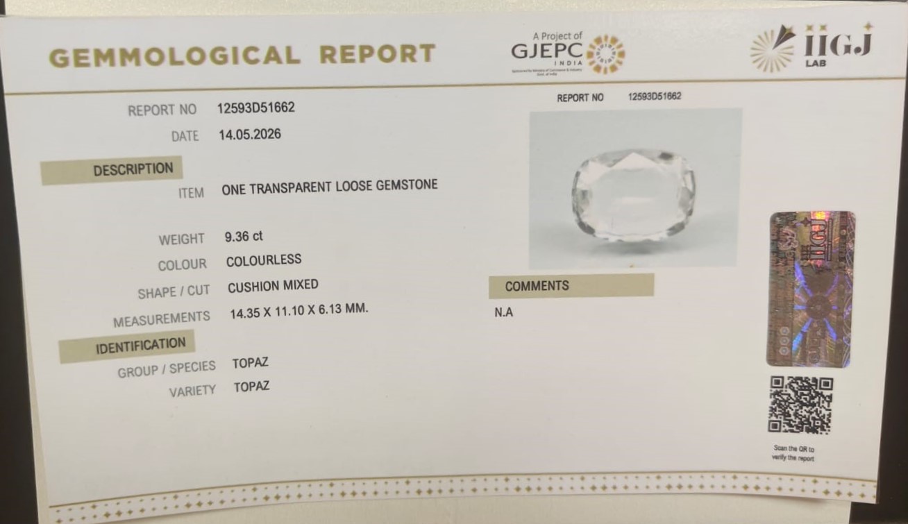 TOPAZ 9.36 Ct.