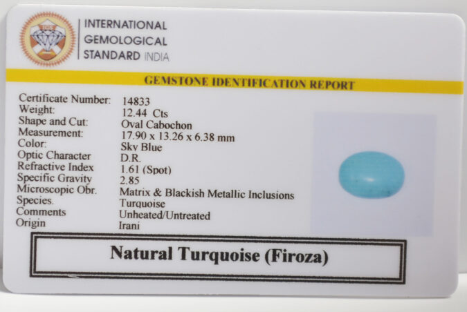 TURQUOISE 12.44 Ct.