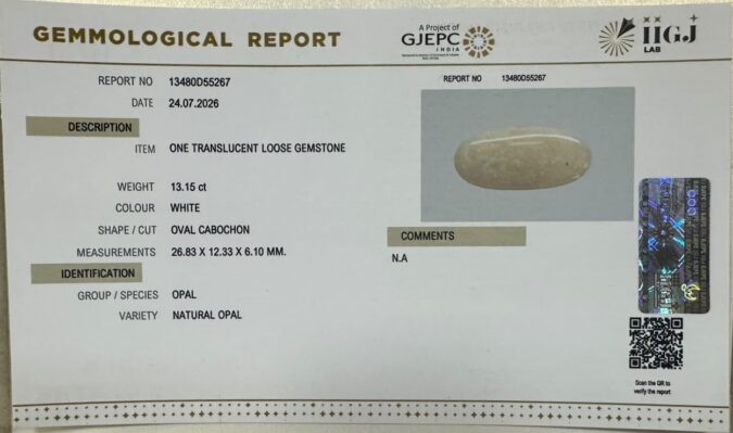 OPAL 13.15 Ct.