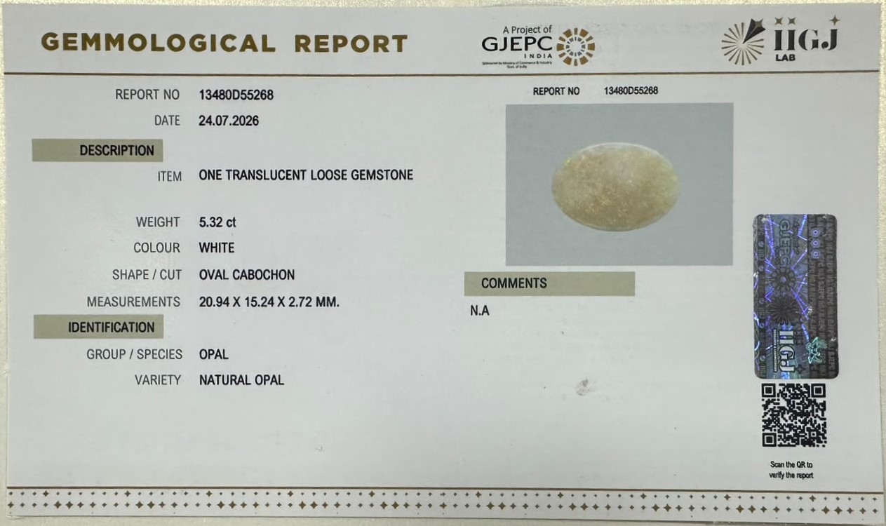 OPAL 5.32 Ct.