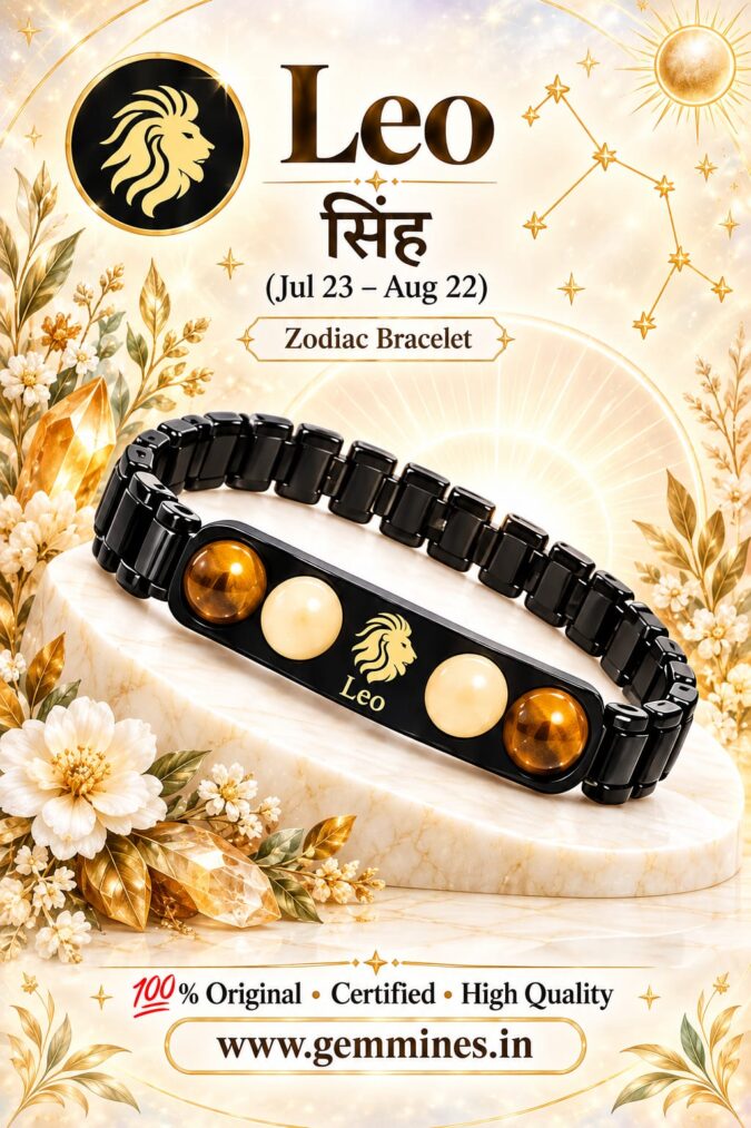 Leo Rashi Bracelet | सिंह राशि (Singh)(Zodiac Rashi Bracelets)