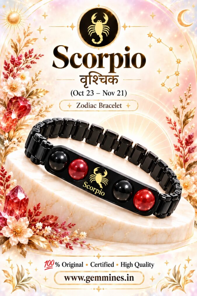 Scorpio Rashi Bracelet | वृश्चिक राशि (Vrishchik)(Zodiac Rashi Bracelets)