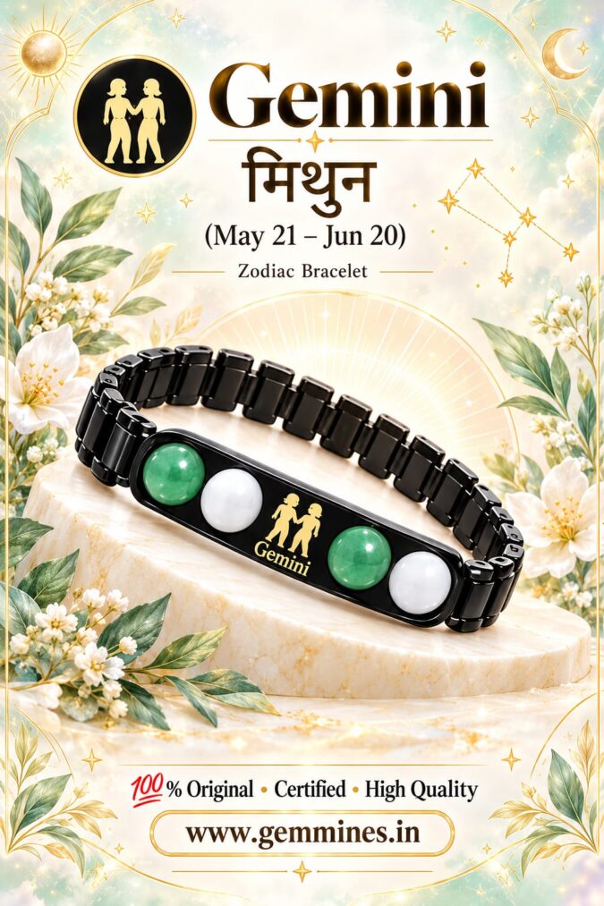Gemini Rashi Bracelet | मिथुन राशि (Mithun) (Zodiac Rashi Bracelet)